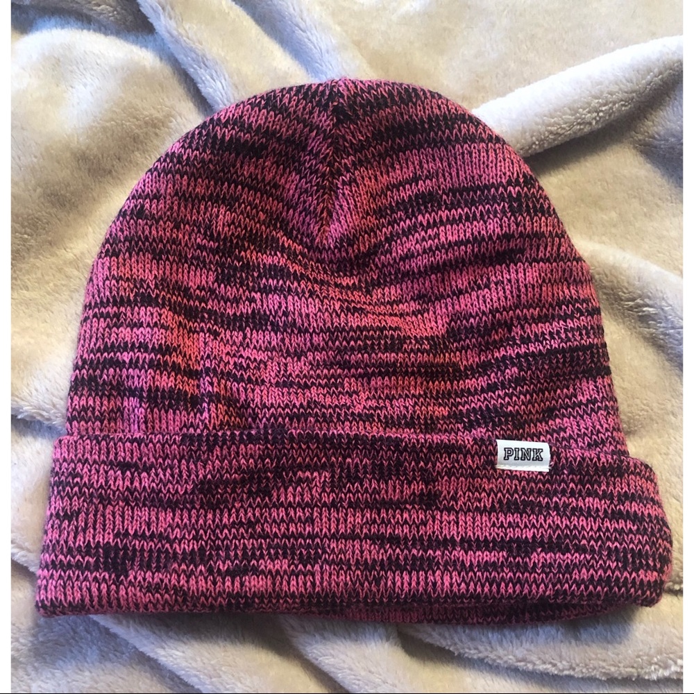 New, never worn PINK stocking cap beanie